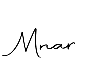 How to make Mnar name signature. Use Autography-DOLnW style for creating short signs online. This is the latest handwritten sign. Mnar signature style 10 images and pictures png