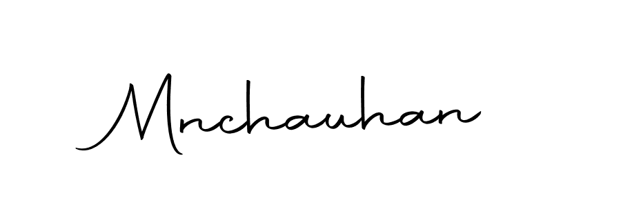 The best way (Autography-DOLnW) to make a short signature is to pick only two or three words in your name. The name Mnchauhan include a total of six letters. For converting this name. Mnchauhan signature style 10 images and pictures png