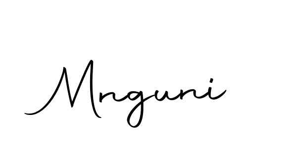 Design your own signature with our free online signature maker. With this signature software, you can create a handwritten (Autography-DOLnW) signature for name Mnguni. Mnguni signature style 10 images and pictures png