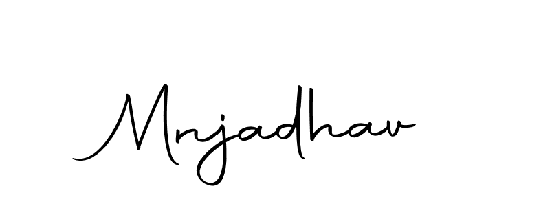 Make a beautiful signature design for name Mnjadhav. With this signature (Autography-DOLnW) style, you can create a handwritten signature for free. Mnjadhav signature style 10 images and pictures png