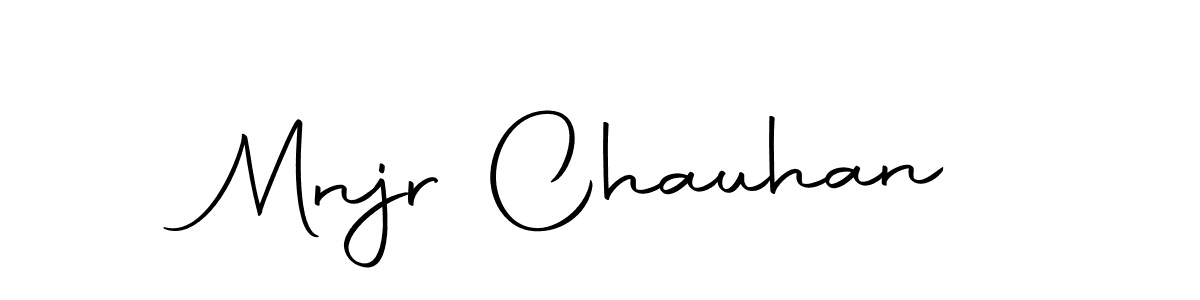 Here are the top 10 professional signature styles for the name Mnjr Chauhan. These are the best autograph styles you can use for your name. Mnjr Chauhan signature style 10 images and pictures png