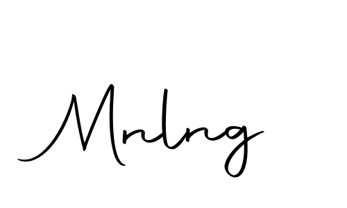 Mnlng stylish signature style. Best Handwritten Sign (Autography-DOLnW) for my name. Handwritten Signature Collection Ideas for my name Mnlng. Mnlng signature style 10 images and pictures png