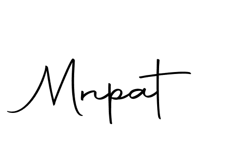 Make a beautiful signature design for name Mnpat. With this signature (Autography-DOLnW) style, you can create a handwritten signature for free. Mnpat signature style 10 images and pictures png