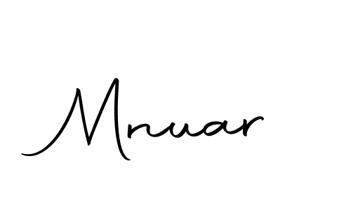 if you are searching for the best signature style for your name Mnuar. so please give up your signature search. here we have designed multiple signature styles  using Autography-DOLnW. Mnuar signature style 10 images and pictures png