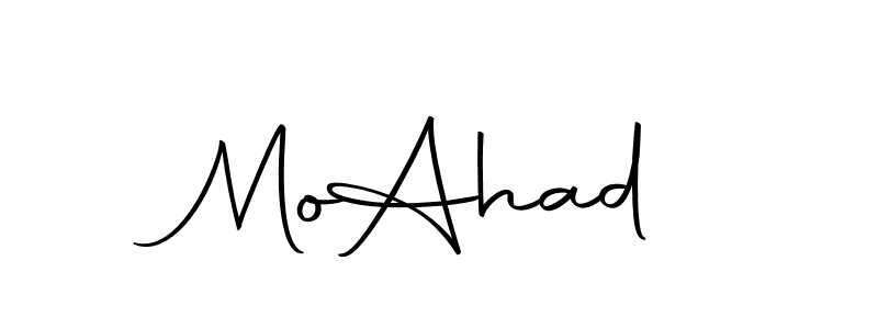 Also we have Mo  Ahad name is the best signature style. Create professional handwritten signature collection using Autography-DOLnW autograph style. Mo  Ahad signature style 10 images and pictures png