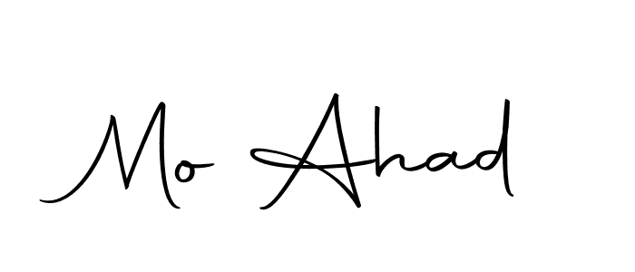 Design your own signature with our free online signature maker. With this signature software, you can create a handwritten (Autography-DOLnW) signature for name Mo Ahad. Mo Ahad signature style 10 images and pictures png