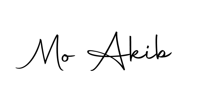 How to make Mo Akib signature? Autography-DOLnW is a professional autograph style. Create handwritten signature for Mo Akib name. Mo Akib signature style 10 images and pictures png