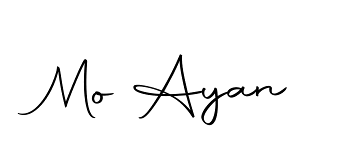if you are searching for the best signature style for your name Mo Ayan. so please give up your signature search. here we have designed multiple signature styles  using Autography-DOLnW. Mo Ayan signature style 10 images and pictures png