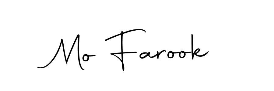 How to make Mo Farook name signature. Use Autography-DOLnW style for creating short signs online. This is the latest handwritten sign. Mo Farook signature style 10 images and pictures png