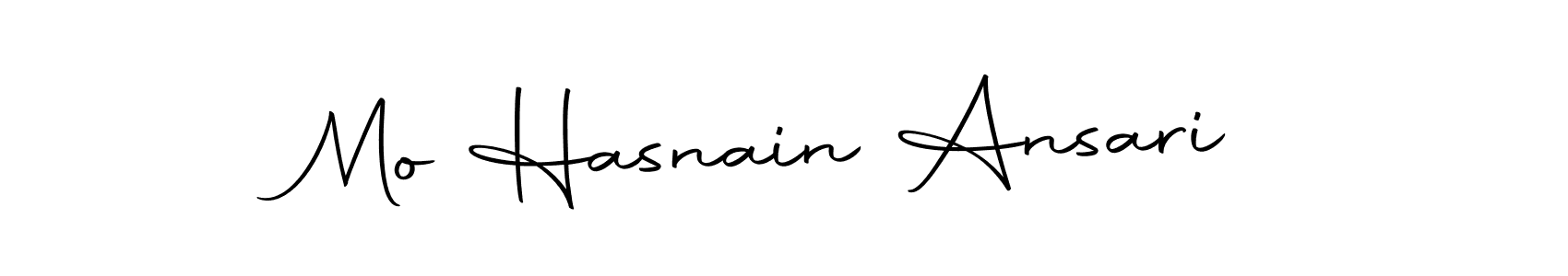 Make a beautiful signature design for name Mo Hasnain Ansari. Use this online signature maker to create a handwritten signature for free. Mo Hasnain Ansari signature style 10 images and pictures png