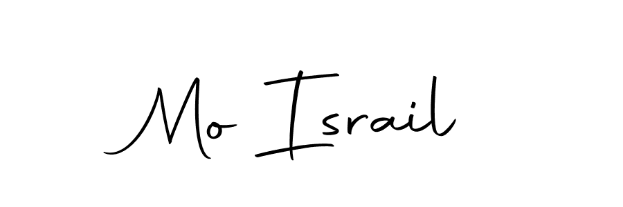 Create a beautiful signature design for name Mo Israil. With this signature (Autography-DOLnW) fonts, you can make a handwritten signature for free. Mo Israil signature style 10 images and pictures png