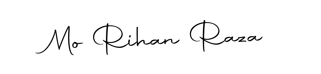 Use a signature maker to create a handwritten signature online. With this signature software, you can design (Autography-DOLnW) your own signature for name Mo Rihan Raza. Mo Rihan Raza signature style 10 images and pictures png
