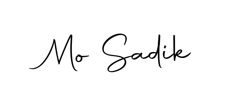 if you are searching for the best signature style for your name Mo Sadik. so please give up your signature search. here we have designed multiple signature styles  using Autography-DOLnW. Mo Sadik signature style 10 images and pictures png