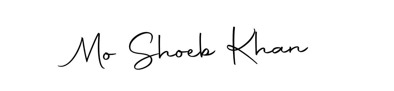 You can use this online signature creator to create a handwritten signature for the name Mo Shoeb Khan. This is the best online autograph maker. Mo Shoeb Khan signature style 10 images and pictures png