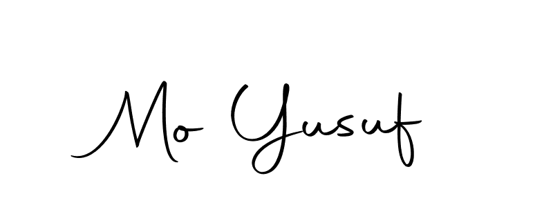 Use a signature maker to create a handwritten signature online. With this signature software, you can design (Autography-DOLnW) your own signature for name Mo Yusuf. Mo Yusuf signature style 10 images and pictures png