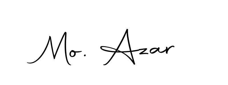 Create a beautiful signature design for name Mo. Azar. With this signature (Autography-DOLnW) fonts, you can make a handwritten signature for free. Mo. Azar signature style 10 images and pictures png