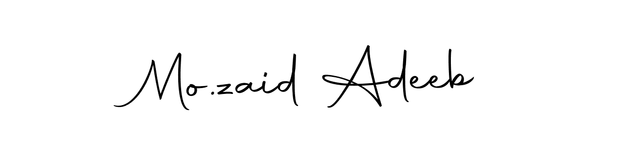 Make a beautiful signature design for name Mo.zaid Adeeb. Use this online signature maker to create a handwritten signature for free. Mo.zaid Adeeb signature style 10 images and pictures png