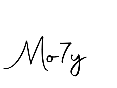 Design your own signature with our free online signature maker. With this signature software, you can create a handwritten (Autography-DOLnW) signature for name Mo7y. Mo7y signature style 10 images and pictures png