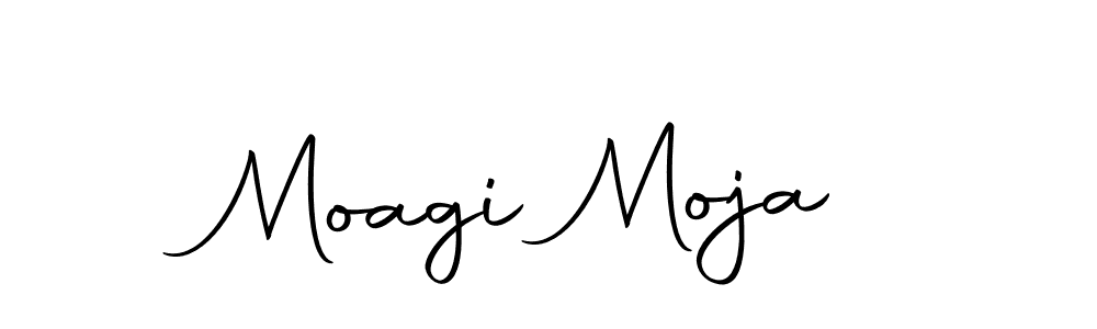 You should practise on your own different ways (Autography-DOLnW) to write your name (Moagi Moja) in signature. don't let someone else do it for you. Moagi Moja signature style 10 images and pictures png