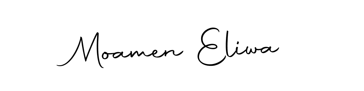 Use a signature maker to create a handwritten signature online. With this signature software, you can design (Autography-DOLnW) your own signature for name Moamen Eliwa. Moamen Eliwa signature style 10 images and pictures png