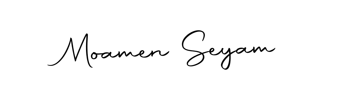 How to make Moamen Seyam signature? Autography-DOLnW is a professional autograph style. Create handwritten signature for Moamen Seyam name. Moamen Seyam signature style 10 images and pictures png