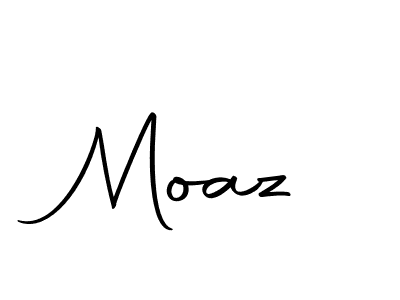 Use a signature maker to create a handwritten signature online. With this signature software, you can design (Autography-DOLnW) your own signature for name Moaz. Moaz signature style 10 images and pictures png