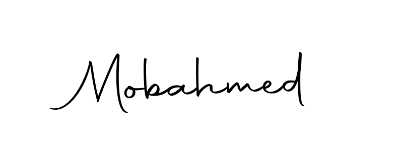 Make a beautiful signature design for name Mobahmed. With this signature (Autography-DOLnW) style, you can create a handwritten signature for free. Mobahmed signature style 10 images and pictures png