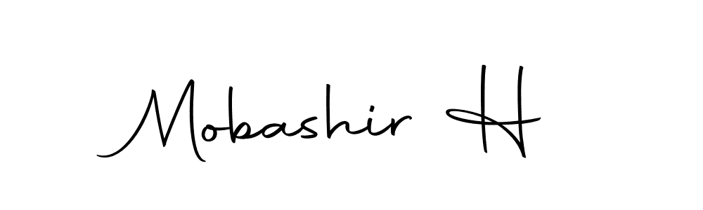 Mobashir H stylish signature style. Best Handwritten Sign (Autography-DOLnW) for my name. Handwritten Signature Collection Ideas for my name Mobashir H. Mobashir H signature style 10 images and pictures png