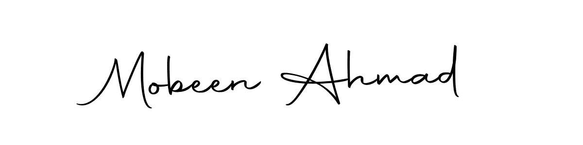 Here are the top 10 professional signature styles for the name Mobeen Ahmad. These are the best autograph styles you can use for your name. Mobeen Ahmad signature style 10 images and pictures png