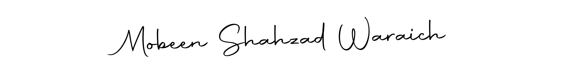 Mobeen Shahzad Waraich stylish signature style. Best Handwritten Sign (Autography-DOLnW) for my name. Handwritten Signature Collection Ideas for my name Mobeen Shahzad Waraich. Mobeen Shahzad Waraich signature style 10 images and pictures png