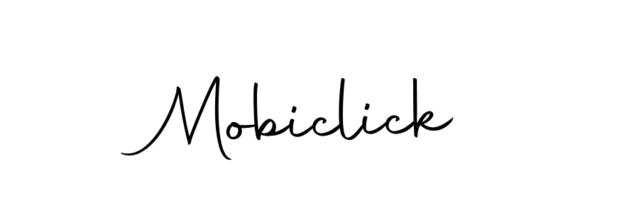 Use a signature maker to create a handwritten signature online. With this signature software, you can design (Autography-DOLnW) your own signature for name Mobiclick. Mobiclick signature style 10 images and pictures png
