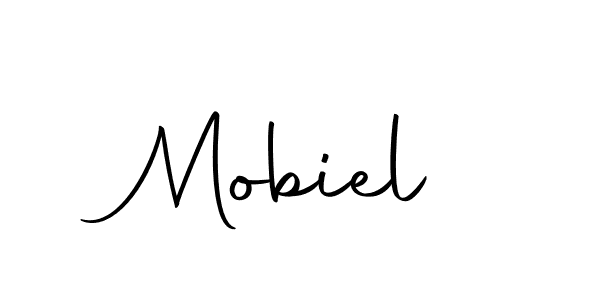 Design your own signature with our free online signature maker. With this signature software, you can create a handwritten (Autography-DOLnW) signature for name Mobiel. Mobiel signature style 10 images and pictures png