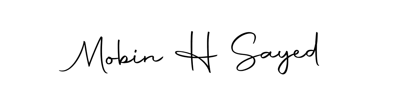 Similarly Autography-DOLnW is the best handwritten signature design. Signature creator online .You can use it as an online autograph creator for name Mobin H Sayed. Mobin H Sayed signature style 10 images and pictures png