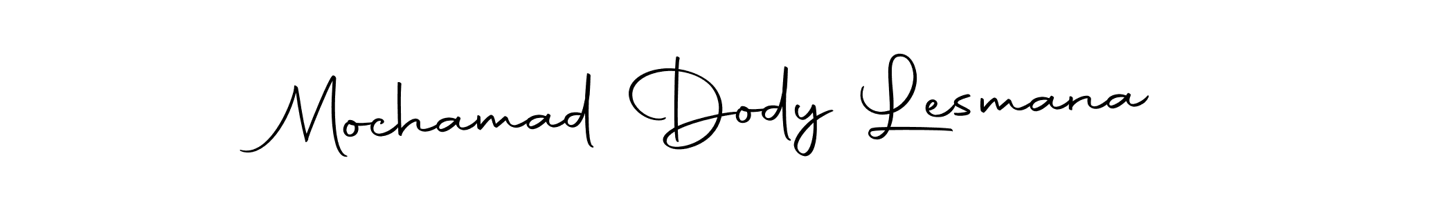 How to make Mochamad Dody Lesmana signature? Autography-DOLnW is a professional autograph style. Create handwritten signature for Mochamad Dody Lesmana name. Mochamad Dody Lesmana signature style 10 images and pictures png