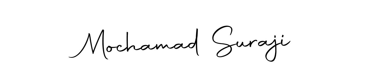 Make a short Mochamad Suraji signature style. Manage your documents anywhere anytime using Autography-DOLnW. Create and add eSignatures, submit forms, share and send files easily. Mochamad Suraji signature style 10 images and pictures png