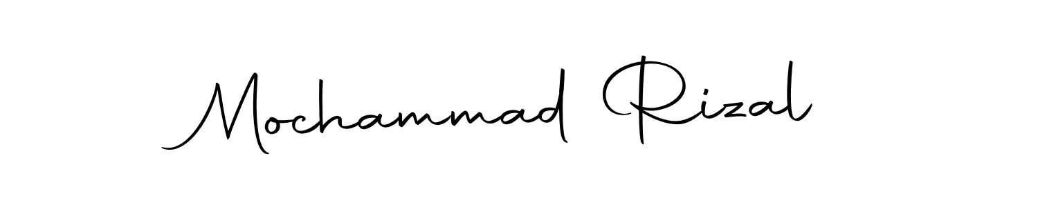 The best way (Autography-DOLnW) to make a short signature is to pick only two or three words in your name. The name Mochammad Rizal include a total of six letters. For converting this name. Mochammad Rizal signature style 10 images and pictures png