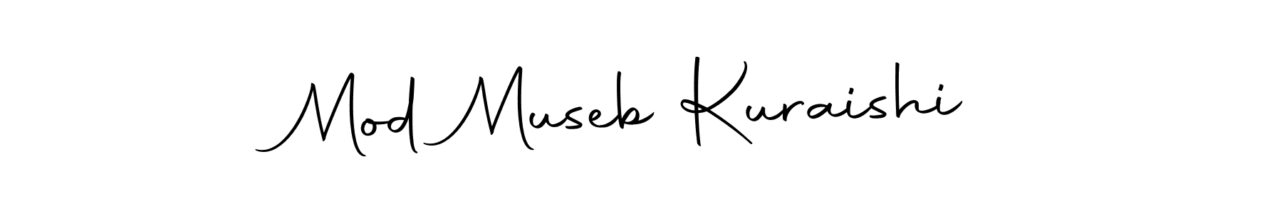 Also we have Mod Museb Kuraishi name is the best signature style. Create professional handwritten signature collection using Autography-DOLnW autograph style. Mod Museb Kuraishi signature style 10 images and pictures png