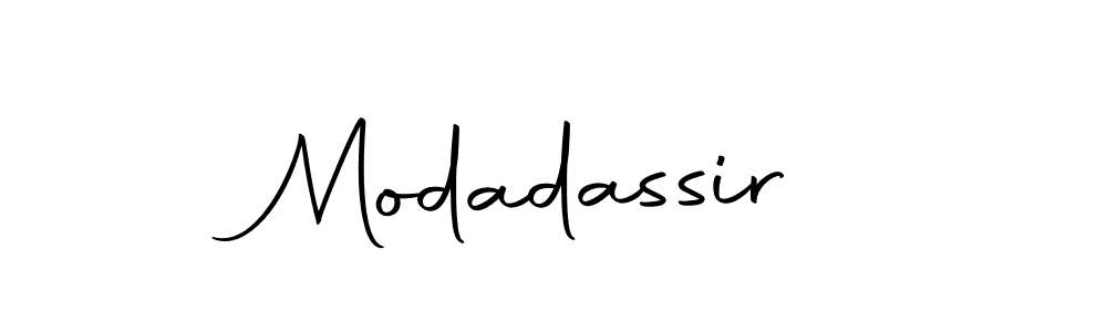 Modadassir stylish signature style. Best Handwritten Sign (Autography-DOLnW) for my name. Handwritten Signature Collection Ideas for my name Modadassir. Modadassir signature style 10 images and pictures png