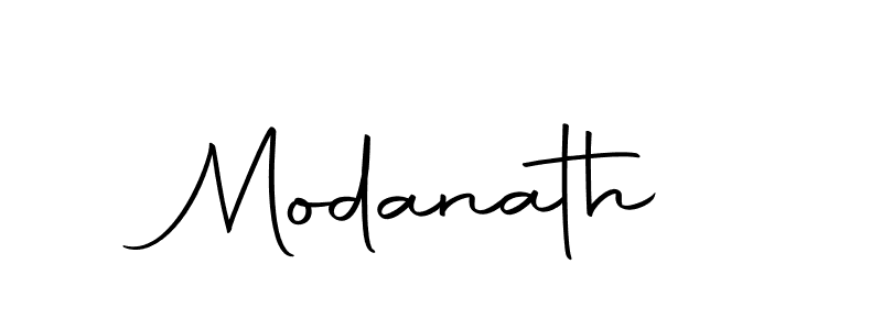 Create a beautiful signature design for name Modanath. With this signature (Autography-DOLnW) fonts, you can make a handwritten signature for free. Modanath signature style 10 images and pictures png