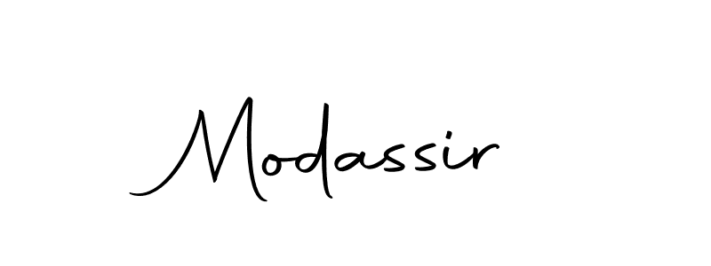 Design your own signature with our free online signature maker. With this signature software, you can create a handwritten (Autography-DOLnW) signature for name Modassir. Modassir signature style 10 images and pictures png