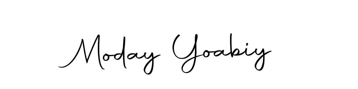 Similarly Autography-DOLnW is the best handwritten signature design. Signature creator online .You can use it as an online autograph creator for name Moday Yoabiy. Moday Yoabiy signature style 10 images and pictures png