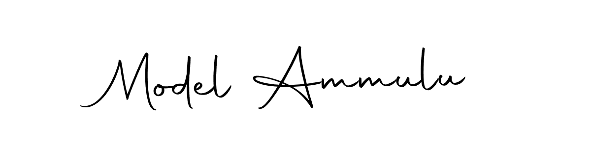 How to make Model Ammulu name signature. Use Autography-DOLnW style for creating short signs online. This is the latest handwritten sign. Model Ammulu signature style 10 images and pictures png