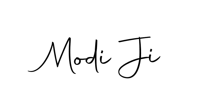 Create a beautiful signature design for name Modi Ji. With this signature (Autography-DOLnW) fonts, you can make a handwritten signature for free. Modi Ji signature style 10 images and pictures png