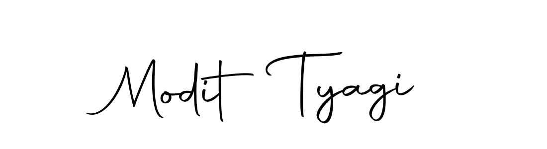 Make a beautiful signature design for name Modit Tyagi. With this signature (Autography-DOLnW) style, you can create a handwritten signature for free. Modit Tyagi signature style 10 images and pictures png