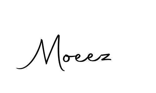 Make a beautiful signature design for name Moeez. With this signature (Autography-DOLnW) style, you can create a handwritten signature for free. Moeez signature style 10 images and pictures png