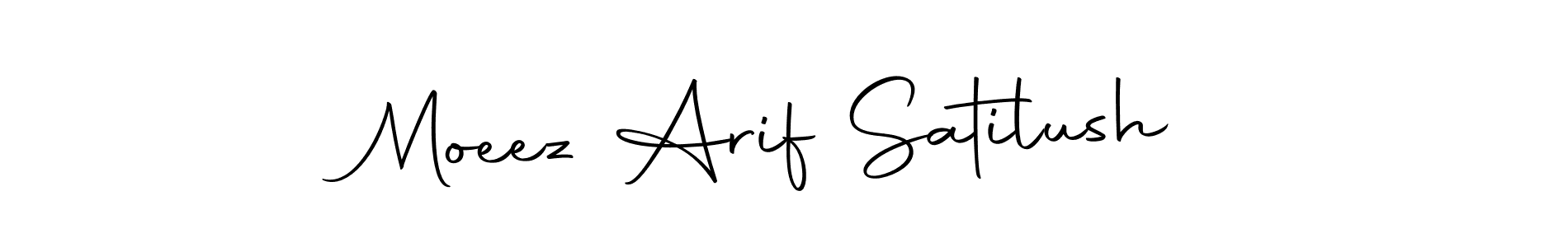 It looks lik you need a new signature style for name Moeez Arif Satilush. Design unique handwritten (Autography-DOLnW) signature with our free signature maker in just a few clicks. Moeez Arif Satilush signature style 10 images and pictures png