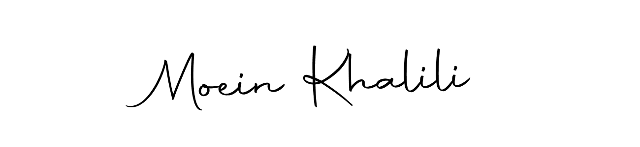 Also we have Moein Khalili name is the best signature style. Create professional handwritten signature collection using Autography-DOLnW autograph style. Moein Khalili signature style 10 images and pictures png