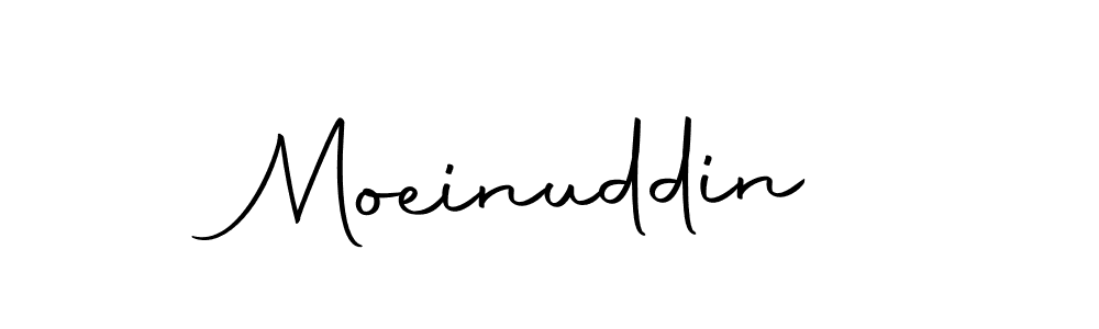 Create a beautiful signature design for name Moeinuddin. With this signature (Autography-DOLnW) fonts, you can make a handwritten signature for free. Moeinuddin signature style 10 images and pictures png