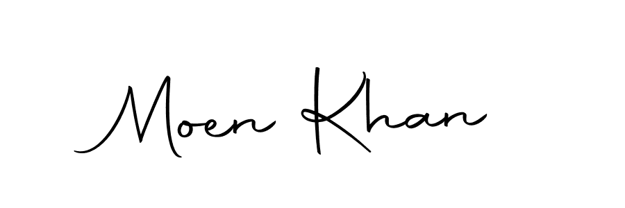 How to make Moen Khan signature? Autography-DOLnW is a professional autograph style. Create handwritten signature for Moen Khan name. Moen Khan signature style 10 images and pictures png