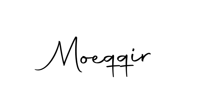 Design your own signature with our free online signature maker. With this signature software, you can create a handwritten (Autography-DOLnW) signature for name Moeqqir. Moeqqir signature style 10 images and pictures png